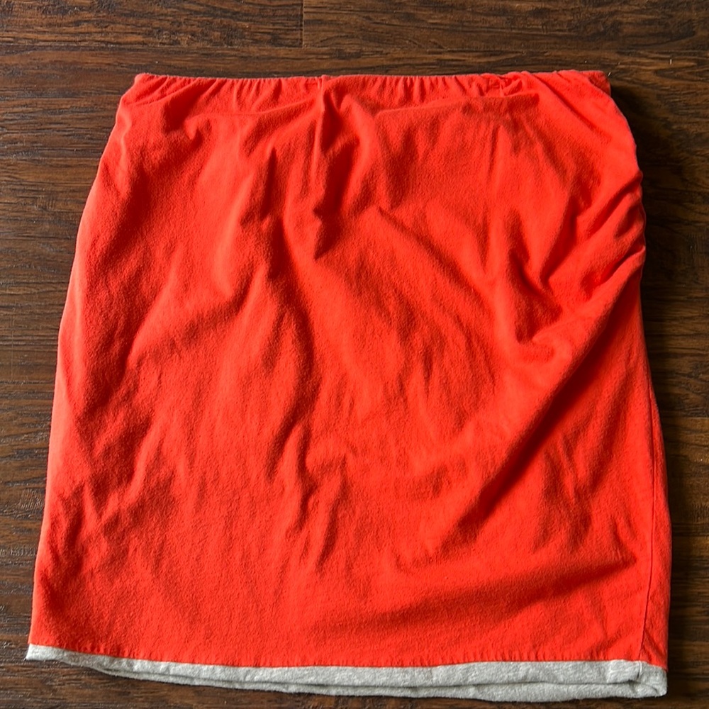 Cabi reversible tube skirt with side ruching